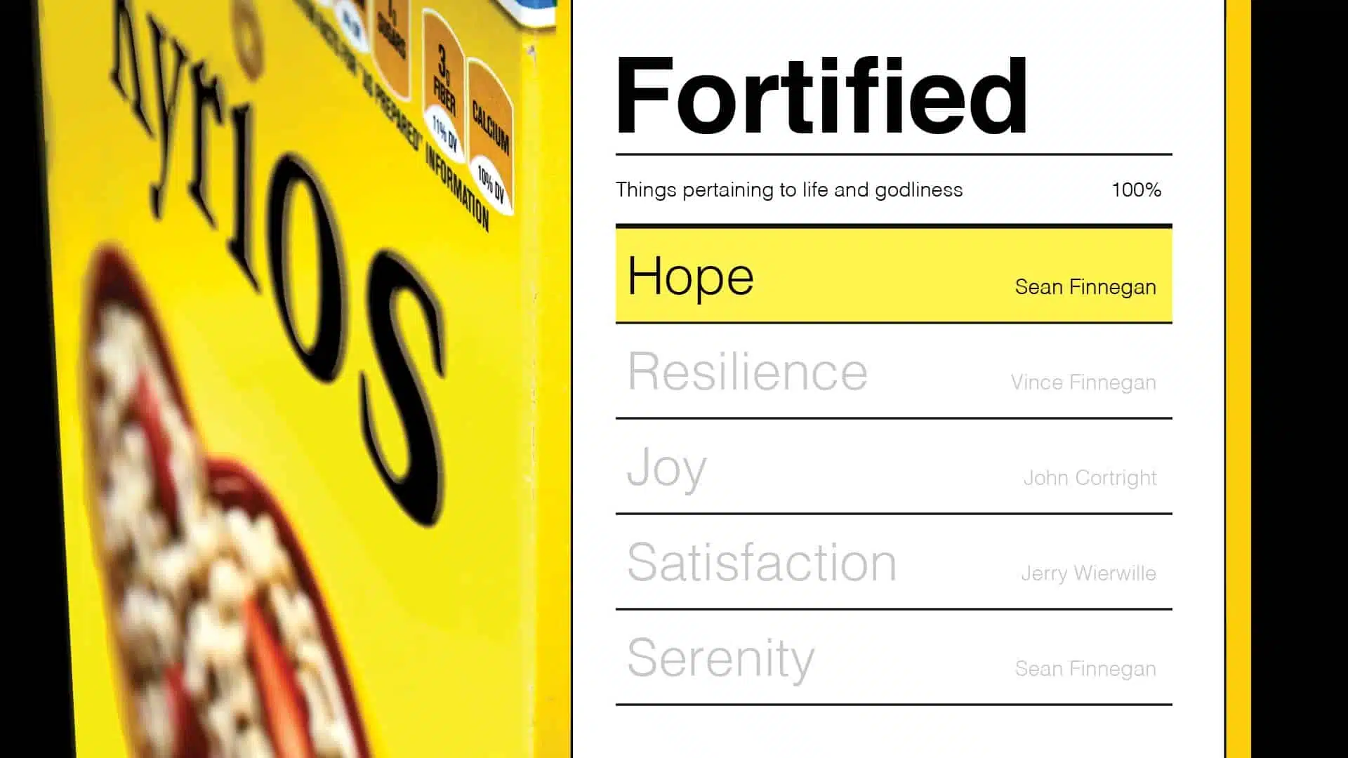 Fortified by Hope
