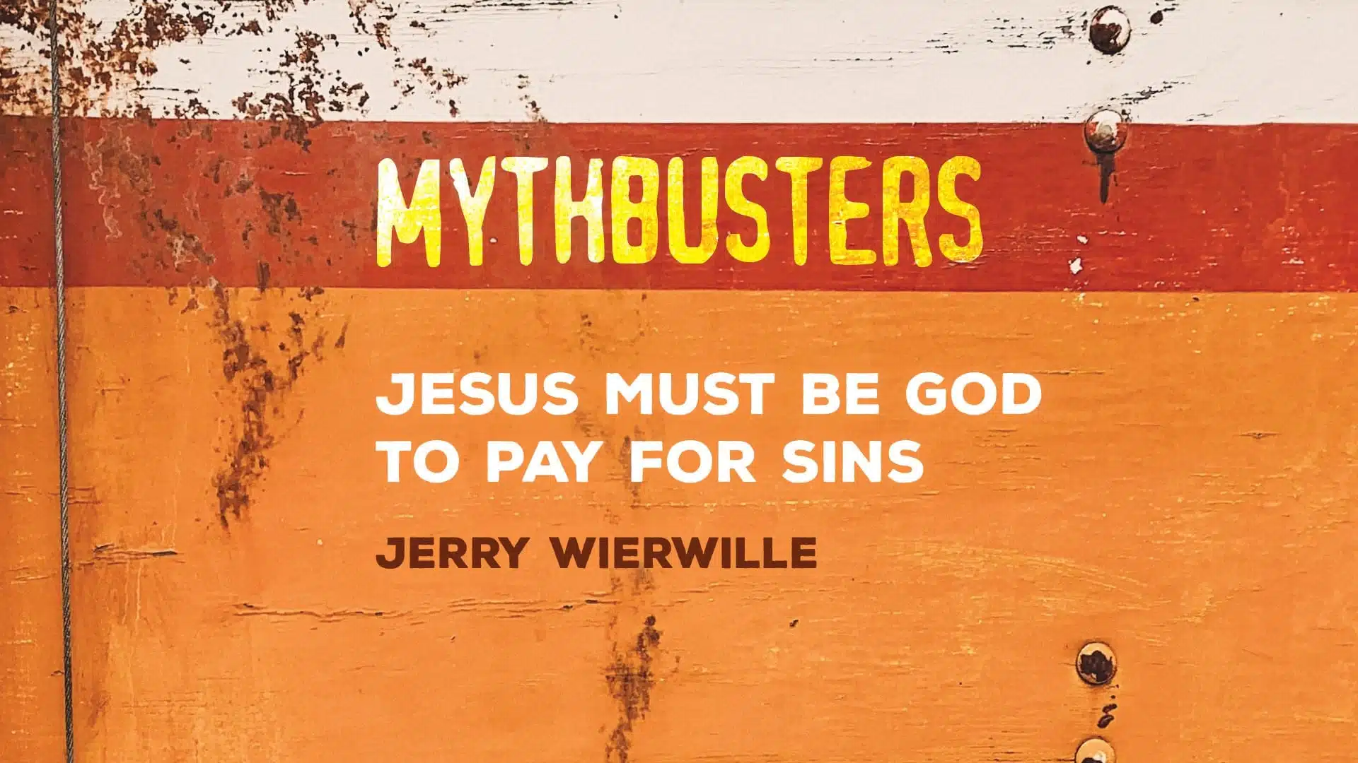 Myth: Jesus Must Be God to Pay for Sins