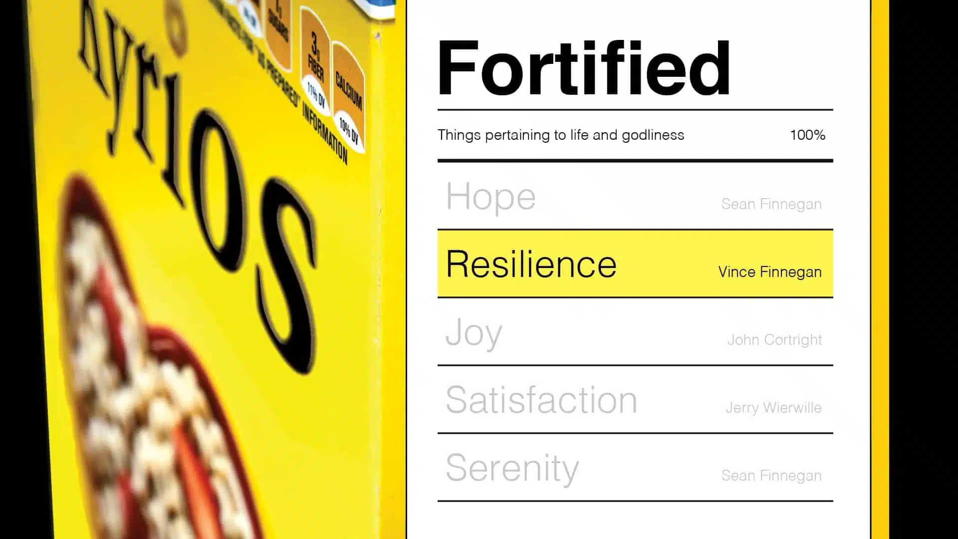 Fortified by Resilience