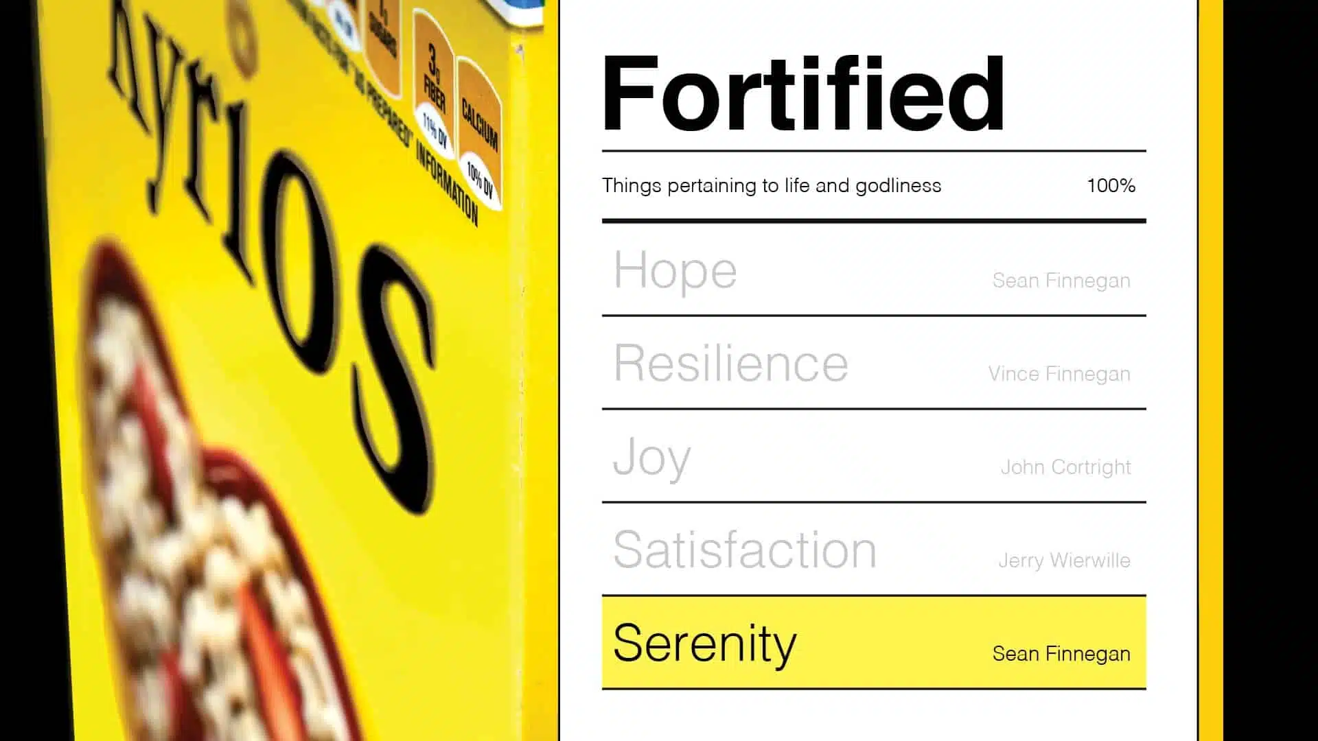 Fortified by Serenity